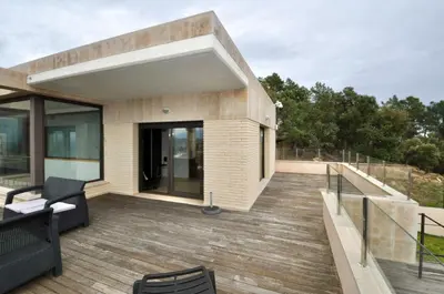 Un balcón o terraza de Villa Adam