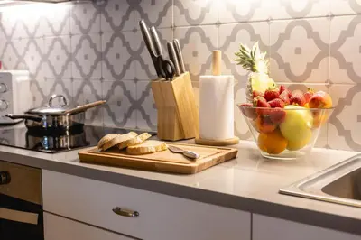 Una cocina o zona de cocina en Bravissimo Plaça del Vi, Design Penthouse
