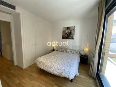 Cama o camas de una habitación en PARC DELS ESTANYS BLOC 1 BAIXOS C