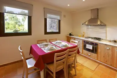 Una cocina o zona de cocina en Mas Garriga Turisme Rural