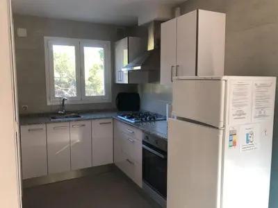 Una cocina o zona de cocina en Classy Holiday Home in Santa Cristina d'Aro with Barbeque
