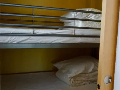 Cama o camas de una habitación en Snug Holiday Home in Santa Cristina d'Aro near City Centre