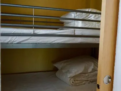 Cama o camas de una habitación en Snug Holiday Home in Santa Cristina d'Aro near City Centre