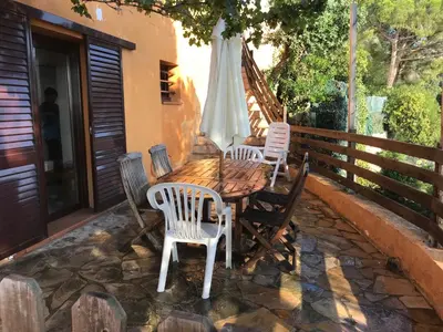 Un balcón o terraza de Villa Soleil