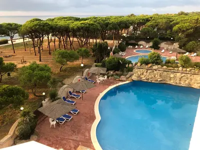 Piscina en o cerca de Apartment direkt am Strand