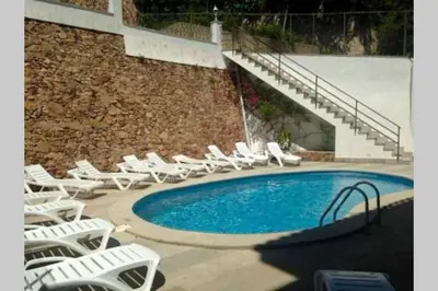 Piscina en o cerca de Apartamento con piscina en el centro de Blanes