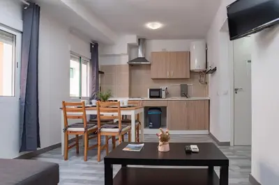Una cocina o zona de cocina en RESIDENCE du SOLEIL