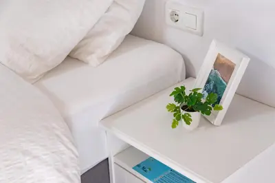 Cama o camas de una habitación en RESIDENCE du SOLEIL