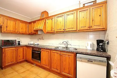 Una cocina o zona de cocina en Villa Borghese