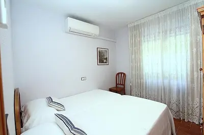 Cama o camas de una habitación en Villa Borghese