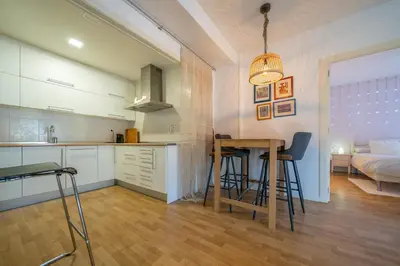 Una cocina o zona de cocina en HomeHolidaysRentals Plume - Costa Barcelona