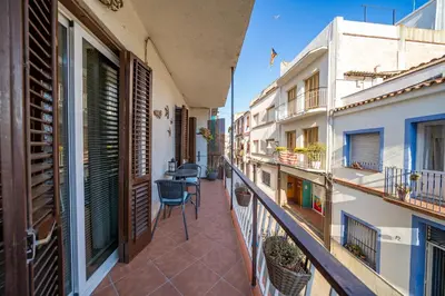 Un balcón o terraza de HomeHolidaysRentals Plume - Costa Barcelona