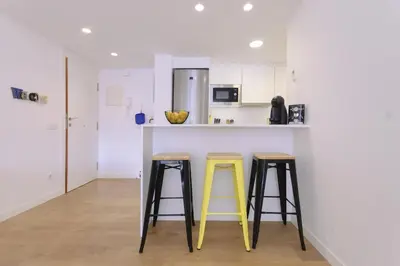 Una cocina o zona de cocina en LETS HOLIDAYS NICE APARTMENT with BIG TERRACE IN TOSSA
