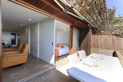 Zona de estar de Lets Holidays Modern sea views apartment