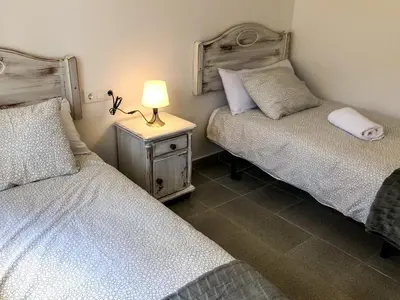 Cama o camas de una habitación en APARTAMENTO VACACIONAL - RELAX