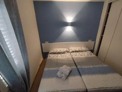 Cama o camas de una habitación en Apartamento Zodiac AB 6H
