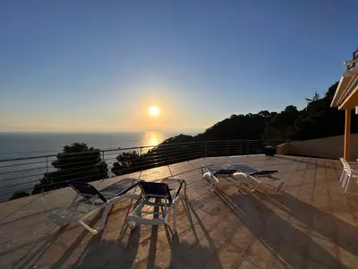 Paisaje cerca de esta villa
