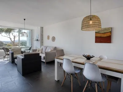 Zona de estar de Nardos Apartament reformat amb encant per 5 persones a 10 minuts de la platja