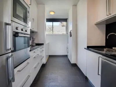 Una cocina o zona de cocina en Nardos Apartament reformat amb encant per 5 persones a 10 minuts de la platja