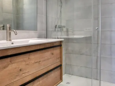 Un baño de Nardos Apartament reformat amb encant per 5 persones a 10 minuts de la platja