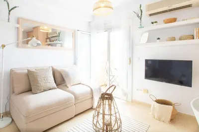 Zona de estar de Budget Beach Studio 21
