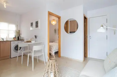 Una cocina o zona de cocina en Budget Beach Studio 21