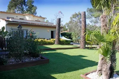 Jardín al aire libre en Villadora