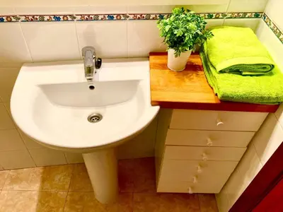 Un baño de Apartament Orient a Palamós tercera línia de mar