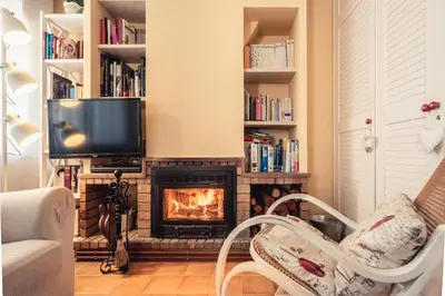 Una televisión o centro de entretenimiento en Apartamento 