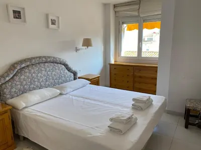 Cama o camas de una habitación en BLAU Bonito Duplex con Terraza - WeHost Costa Brava