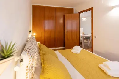 Cama o camas de una habitación en Bravissimo Sant Martí, Cosy 1-bedroom apartment