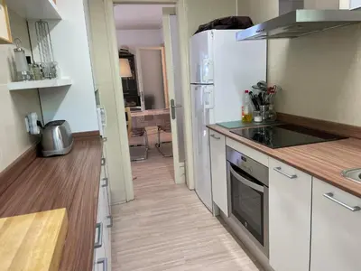 Una cocina o zona de cocina en AJ-26 CALELLA DE PALAFRUGELL 6 Pax