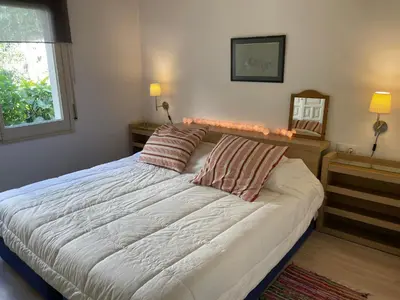 Cama o camas de una habitación en AJ-26 CALELLA DE PALAFRUGELL 6 Pax
