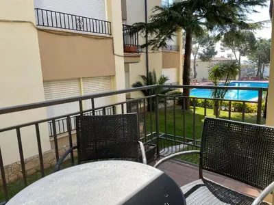 Piscina en o cerca de AJ-26 CALELLA DE PALAFRUGELL 6 Pax