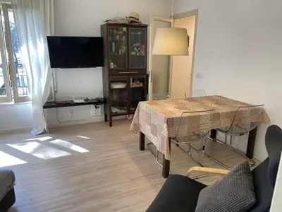 Una televisión o centro de entretenimiento en AJ-26 CALELLA DE PALAFRUGELL 6 Pax
