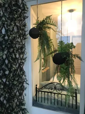Jardín al aire libre en Apartamento con encanto y terraza en Barri Vell de Girona, El Cul de la Lleona