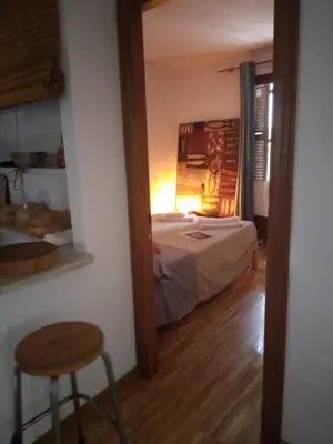 Cama o camas de una habitación en Happy Nest in Pals Village