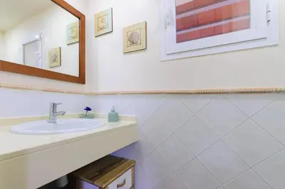 Un baño de LETS HOLIDAYS Luxury house in cala llevado 2
