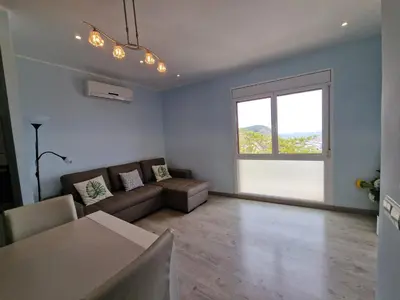 Zona de estar de Un sueño en Palamos