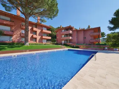 Piscina en o cerca de Apartamento Coronda con piscina y parquing en Llafranc