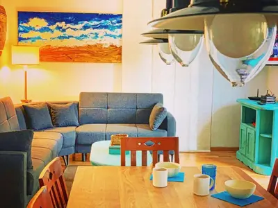 Zona de estar de Villa Mas Blau by Host&Joy
