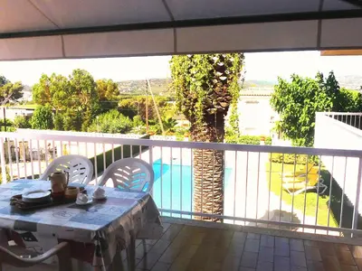 Un balcón o terraza de Holiday Home Eva by Interhome