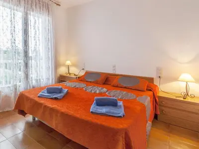 Cama o camas de una habitación en Holiday Home Eva by Interhome