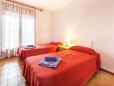 Cama o camas de una habitación en Holiday Home Eva by Interhome