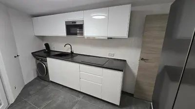 Una cocina o zona de cocina en Apartments Paradise Lloret