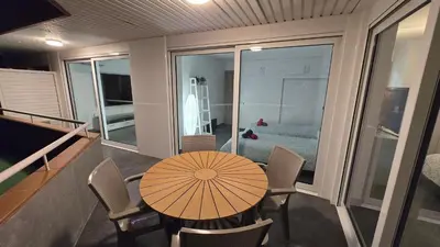 Zona de estar de Apartments Paradise Lloret