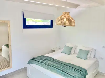Cama o camas de una habitación en Villa Nature con Piscina Privada · Wifi ·AC · BBQ