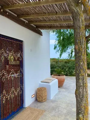 Jardín al aire libre en Villa Nature con Piscina Privada · Wifi ·AC · BBQ