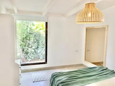 Cama o camas de una habitación en Villa Nature con Piscina Privada · Wifi ·AC · BBQ