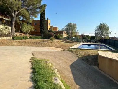 Piscina en o cerca de Casa amb piscina i jardí a Palamós per 6 persones